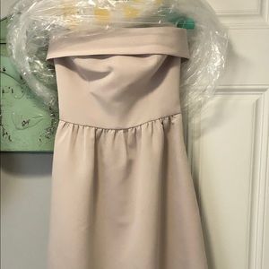 Amsale Rene Dress in Champagne